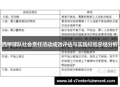 西甲球队社会责任活动成效评估与实践经验总结分析