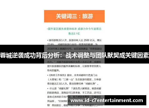 蓉城逆袭成功背后分析：战术调整与团队默契成关键因素